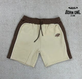 Conjunto Synaworld Pipe Hoodie & Shorts Bege