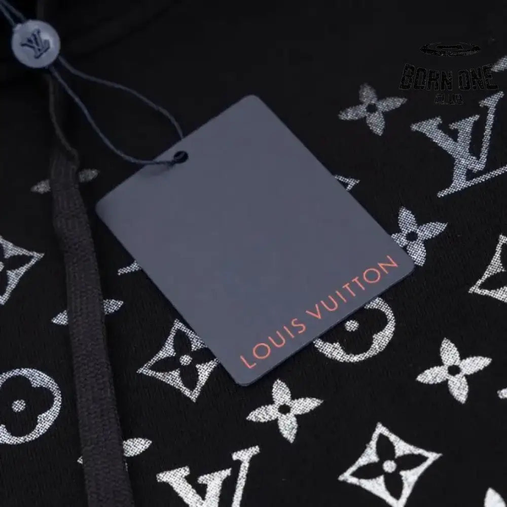 Moletom Louis Vuitton LV Black Monogram Gradient