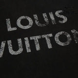 Camiseta Louis Vuitton LV Black Distressed Logo