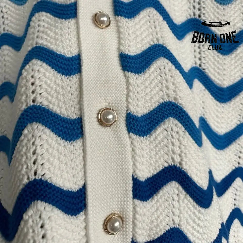 Conjunto Casablanca Crochê Gradiente Azul