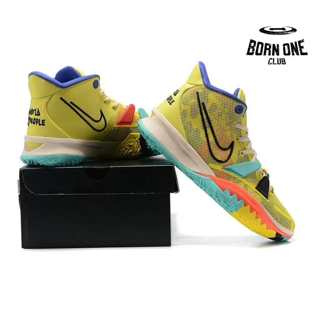 NIKE KYRIE 7 x 1 WORLD 1 PEOPLE YELLOW