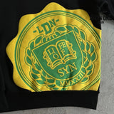 Conjunto Syna World College Logo Preto/Amarelo