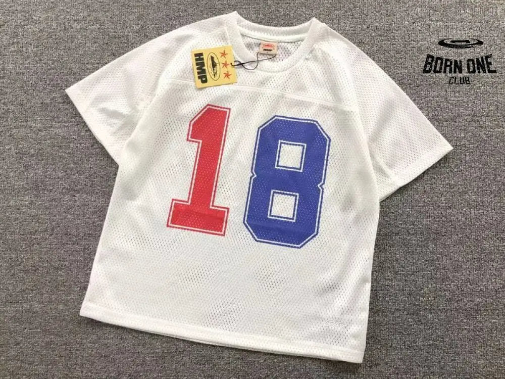 Camiseta Corteiz HMP Mesh Panel Jersey White