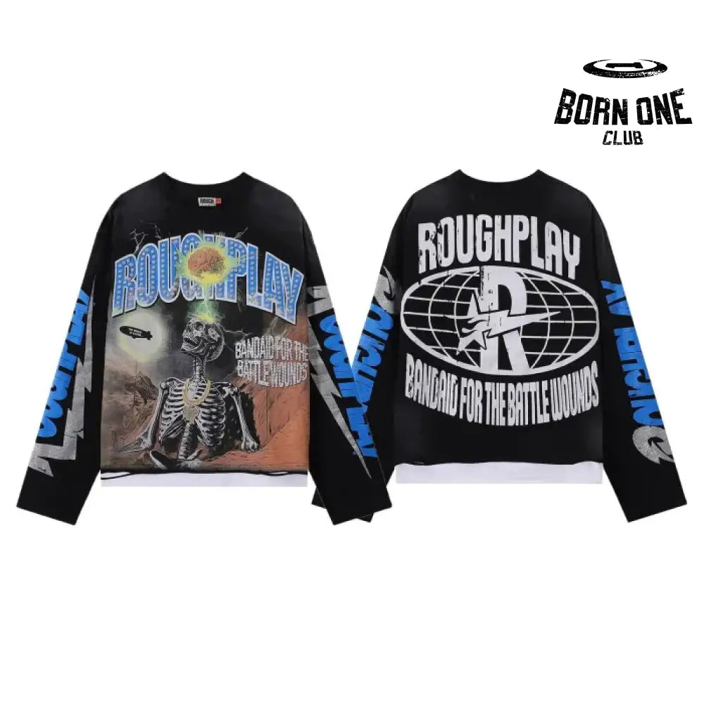 Rough Play Camiseta Manga Longa