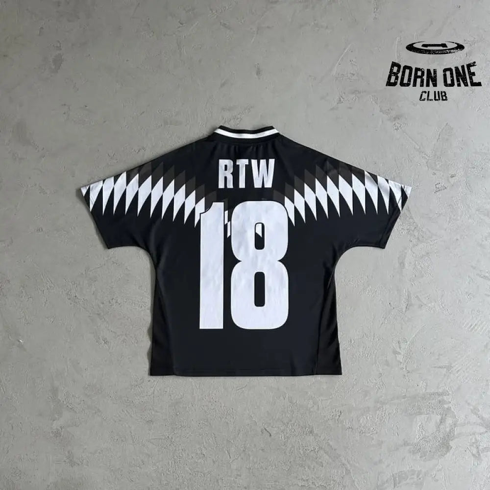 Camiseta Corteiz Futebol Preto