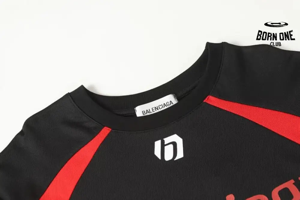 Camisa Balenciaga 77 Logo Preta