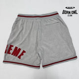 Shorts Supreme Ultrasuede Cinza