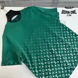 Camiseta Louis Vuitton LVSE Monogram Gradient Green