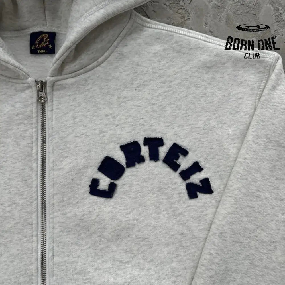 Conjunto Moletom Corteiz Arch Cinza