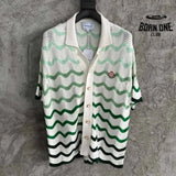 Conjunto Casablanca Crochê Gradiente Verde