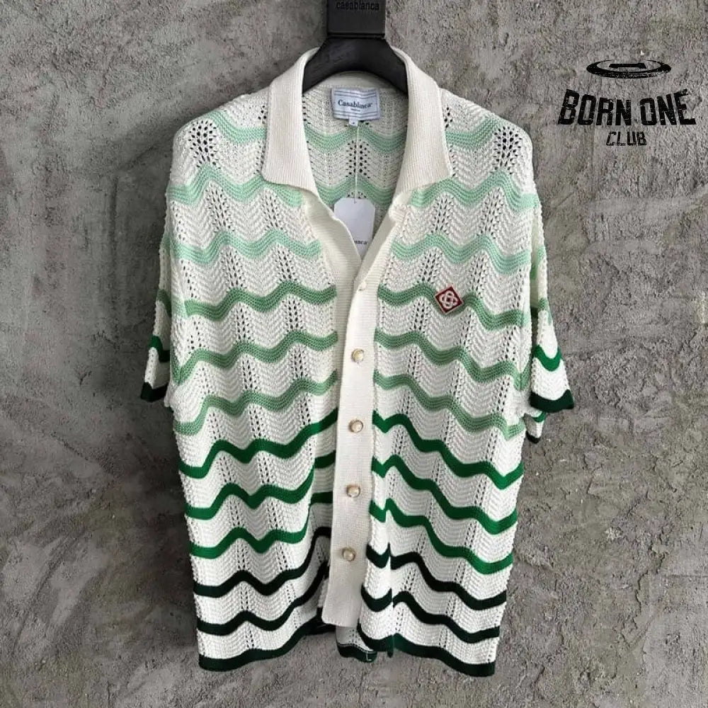 Conjunto Casablanca Crochê Gradiente Verde