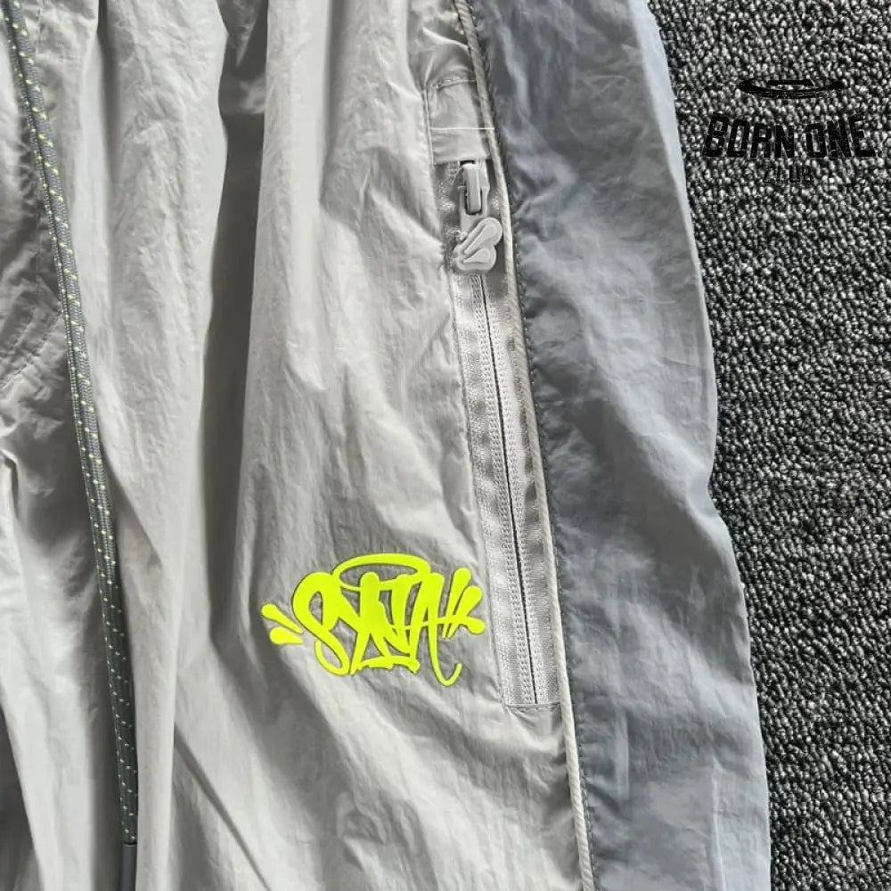 Conjunto Synaworld 'Syna Logo' Shell Cinza/Verde