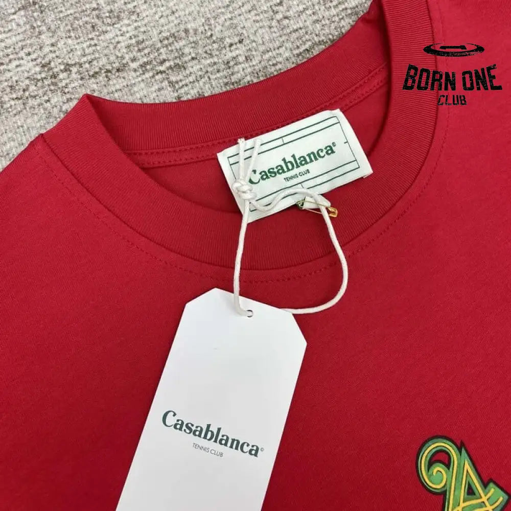 Camiseta Casablanca Casa Crest Vermelha