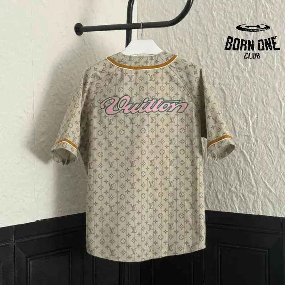 Camisa Louis Vuitton Baseball Wear Beige