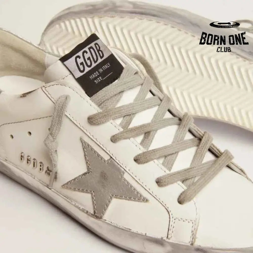Golden Goose Super-Star White Silver