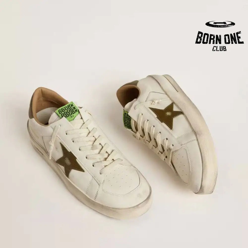 Golden Goose Stardan Canvas White khaki