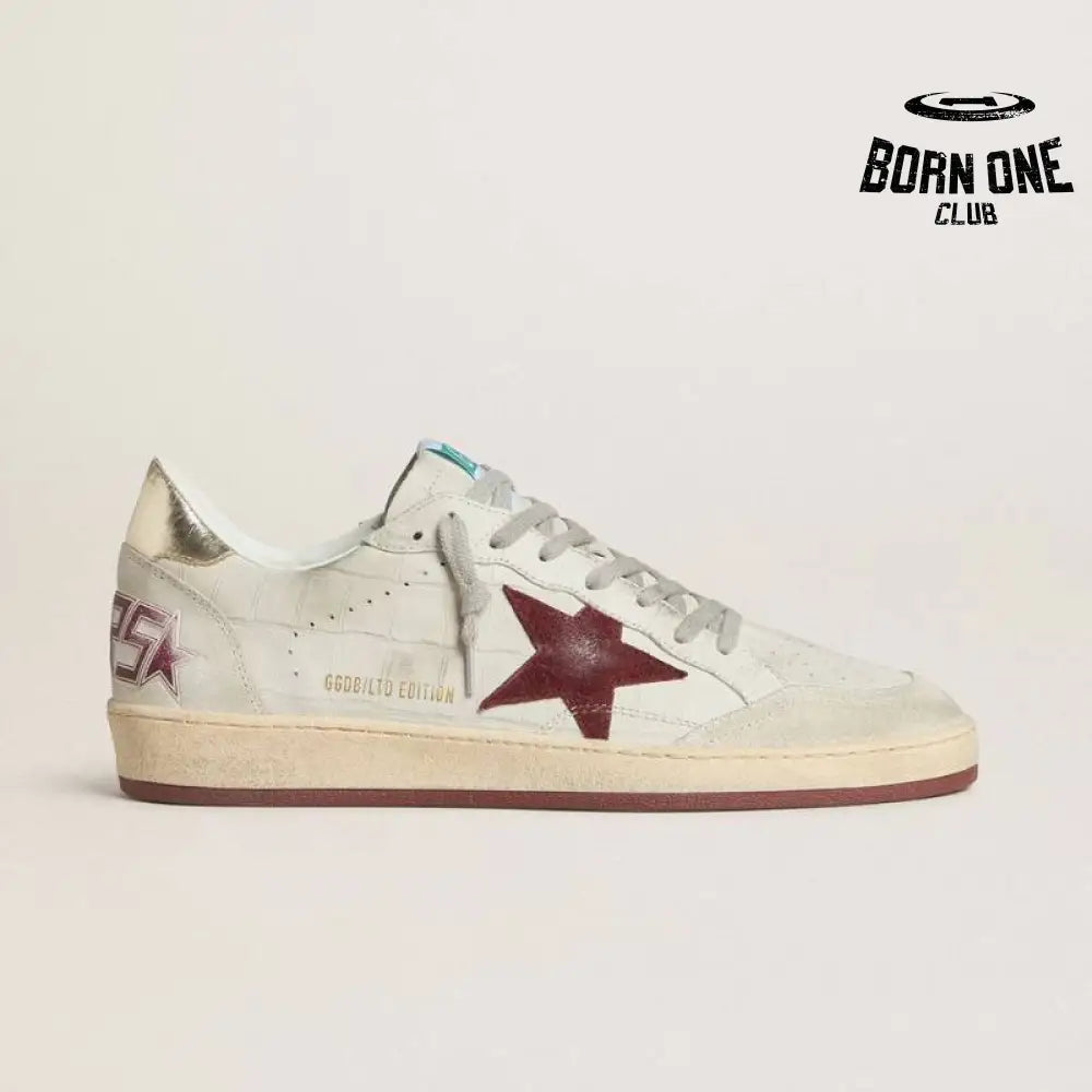 Golden Goose Ball Star 'Sneakers' White Star Red