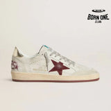 Golden Goose Ball Star 'Sneakers' White Star Red