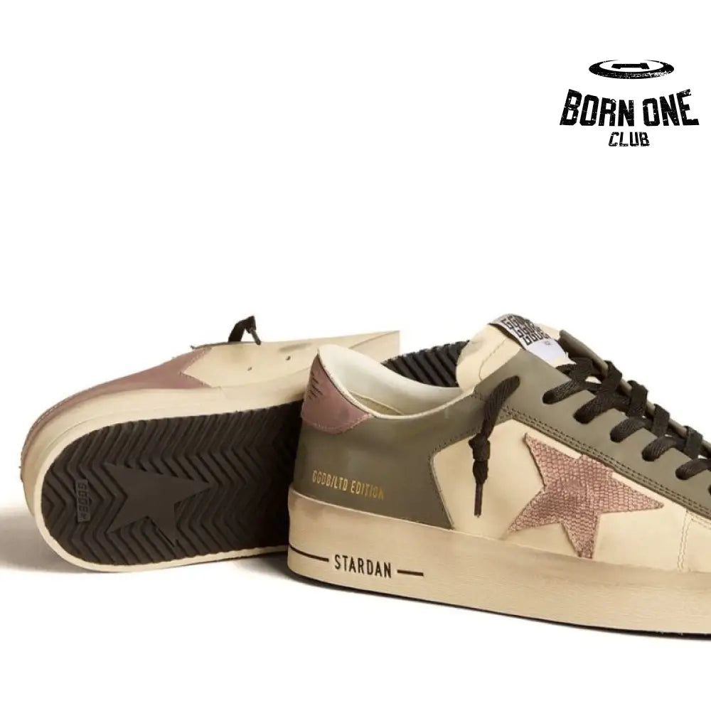 Golden Goose Stardan Gray Cream