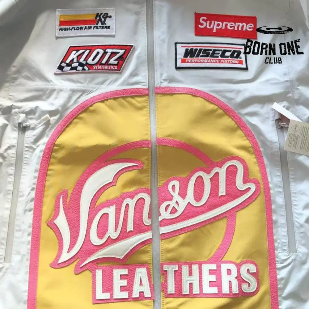 Jaqueta Supreme x Vanson GORE-TEX Shell White