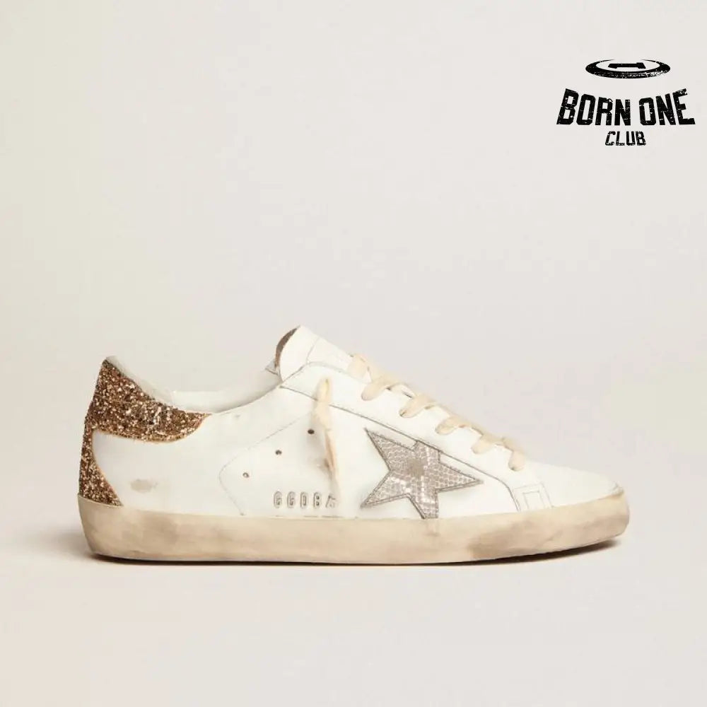 Golden Goose Super-Star White Star Silver