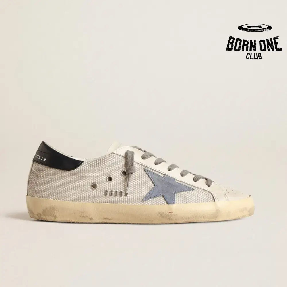 Golden Goose Super-Star light silver Blue