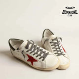 Golden Goose Super-Star White Red
