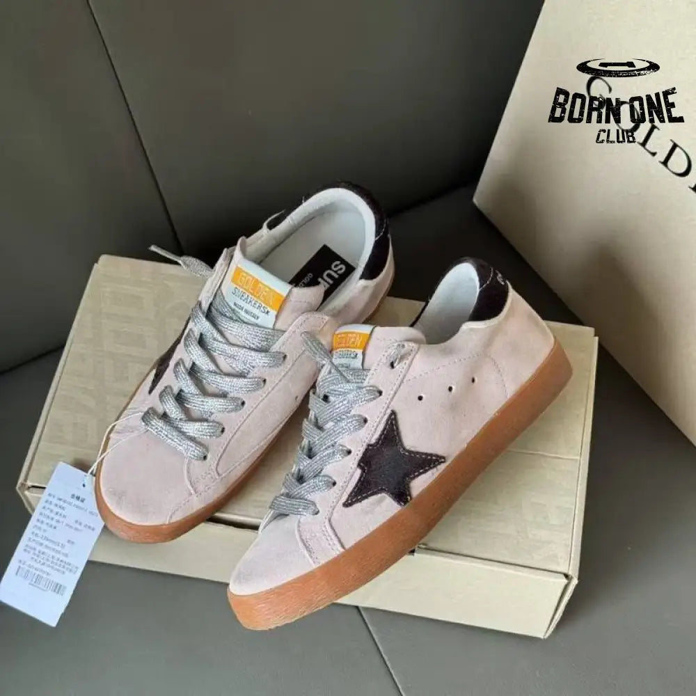 Golden Goose Super-Star Lilac Star Black