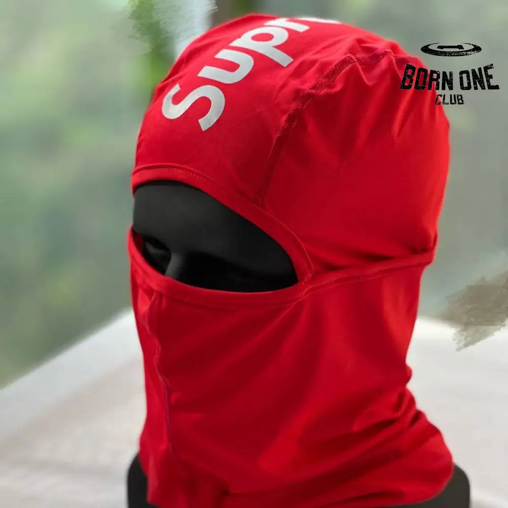 Balaclava Supreme 3M Reflective Logo Vermelha