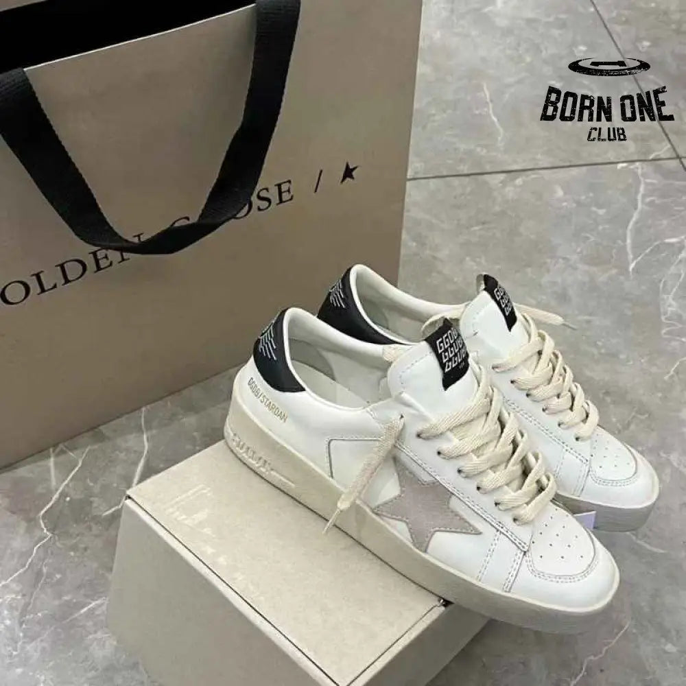 Golden Goose Stardan Ice White Black
