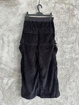 Rick Owens DRKSHDW Cargo Calça Cotelê (Alta Qualidade)