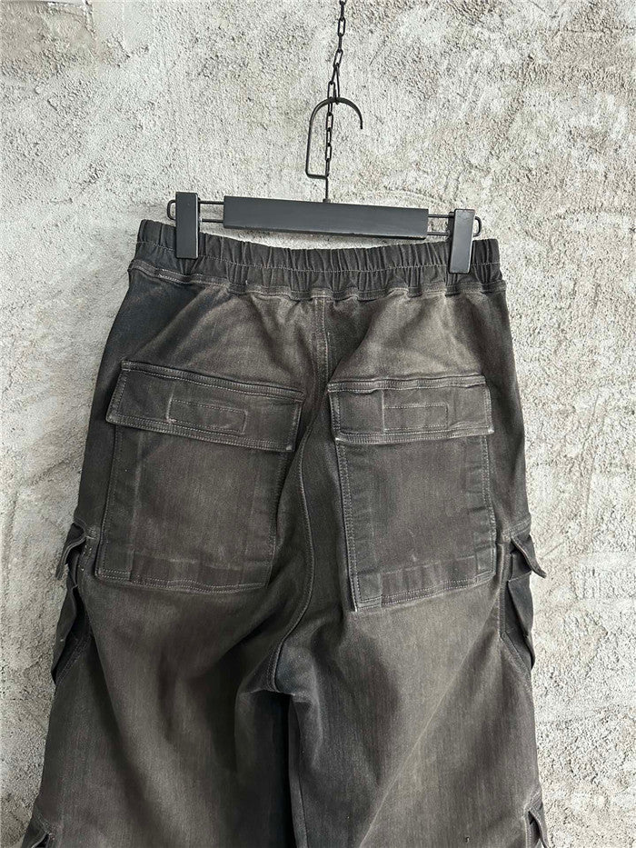 Rick Owens DRKSHDW Cargo Calça Jeans (Alta Qualidade)