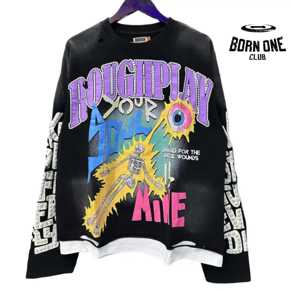 Rough Play Camiseta Manga Longa
