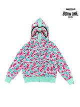 Bape shark Miami 4th Anniversary Moletom Zíper