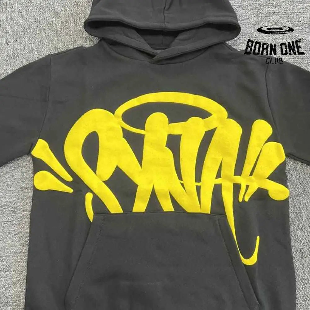 Conjunto Synaworld Logo Black Yellow
