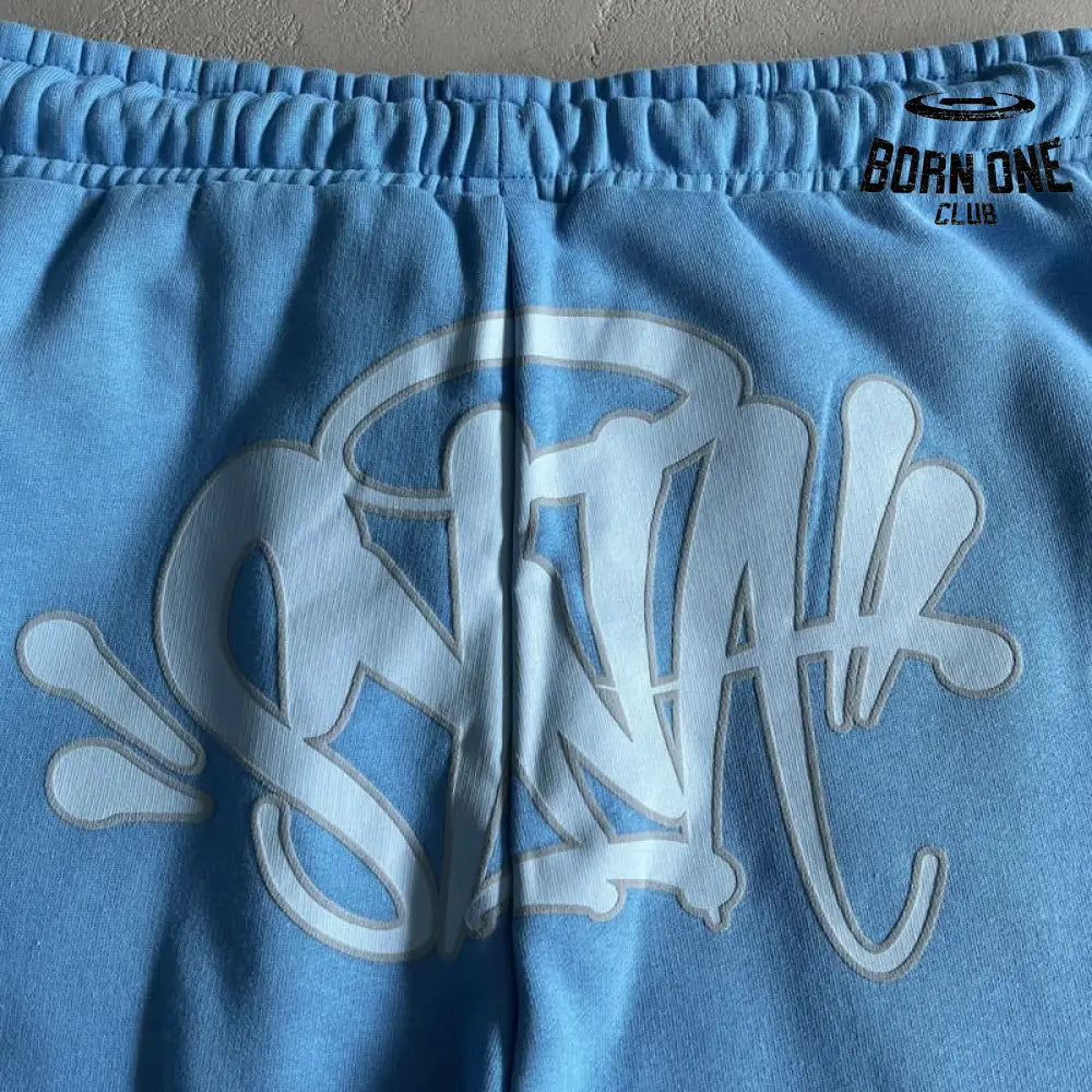 Conjunto Synaworld Logo Azul