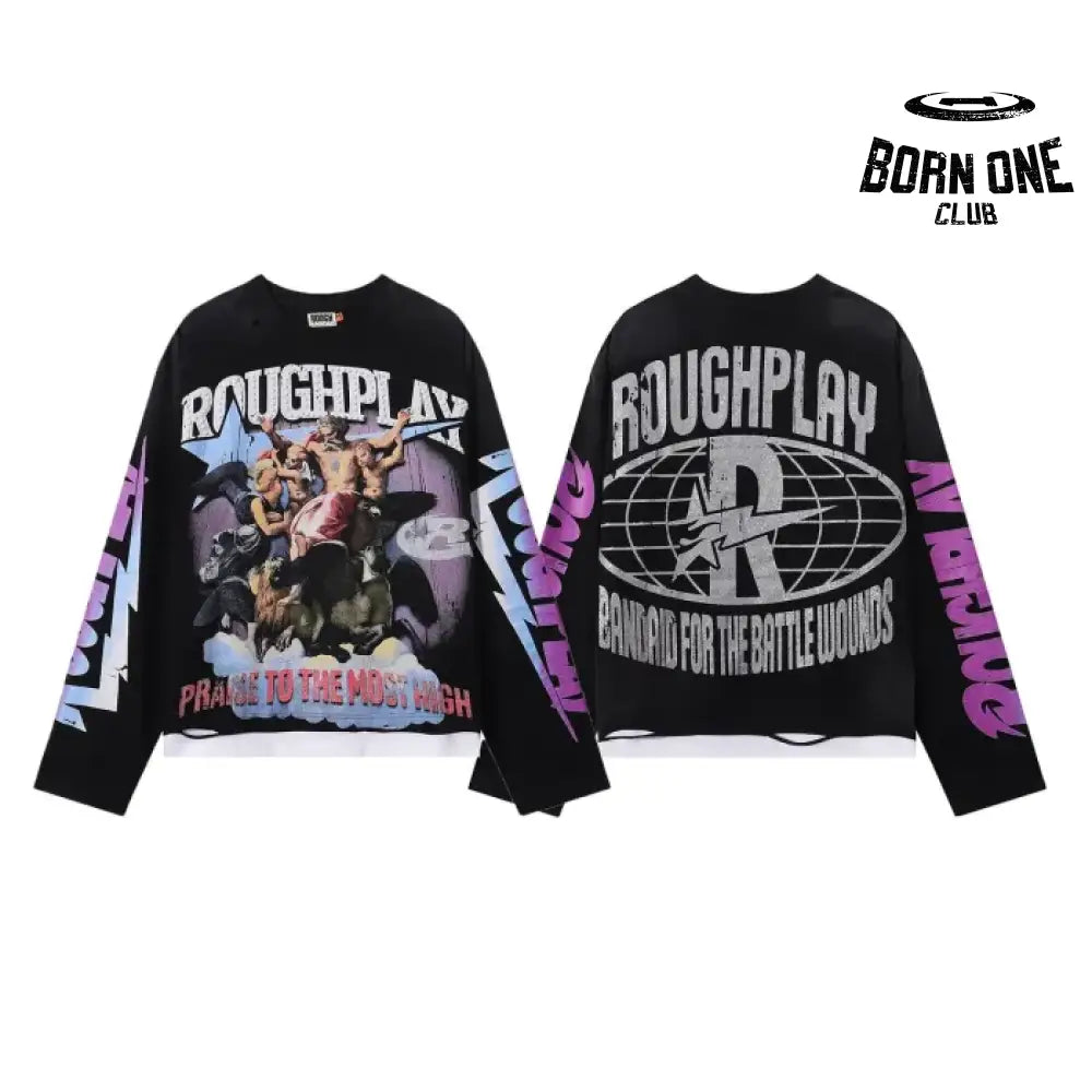 Rough Play Camiseta Manga Longa