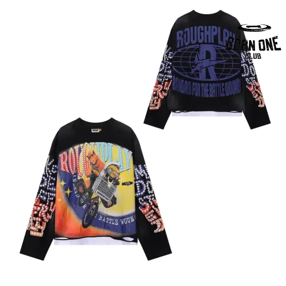 Rough Play Camiseta Manga Longa