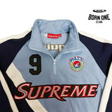 Conjunto Supreme Equipe Half Zip Azul