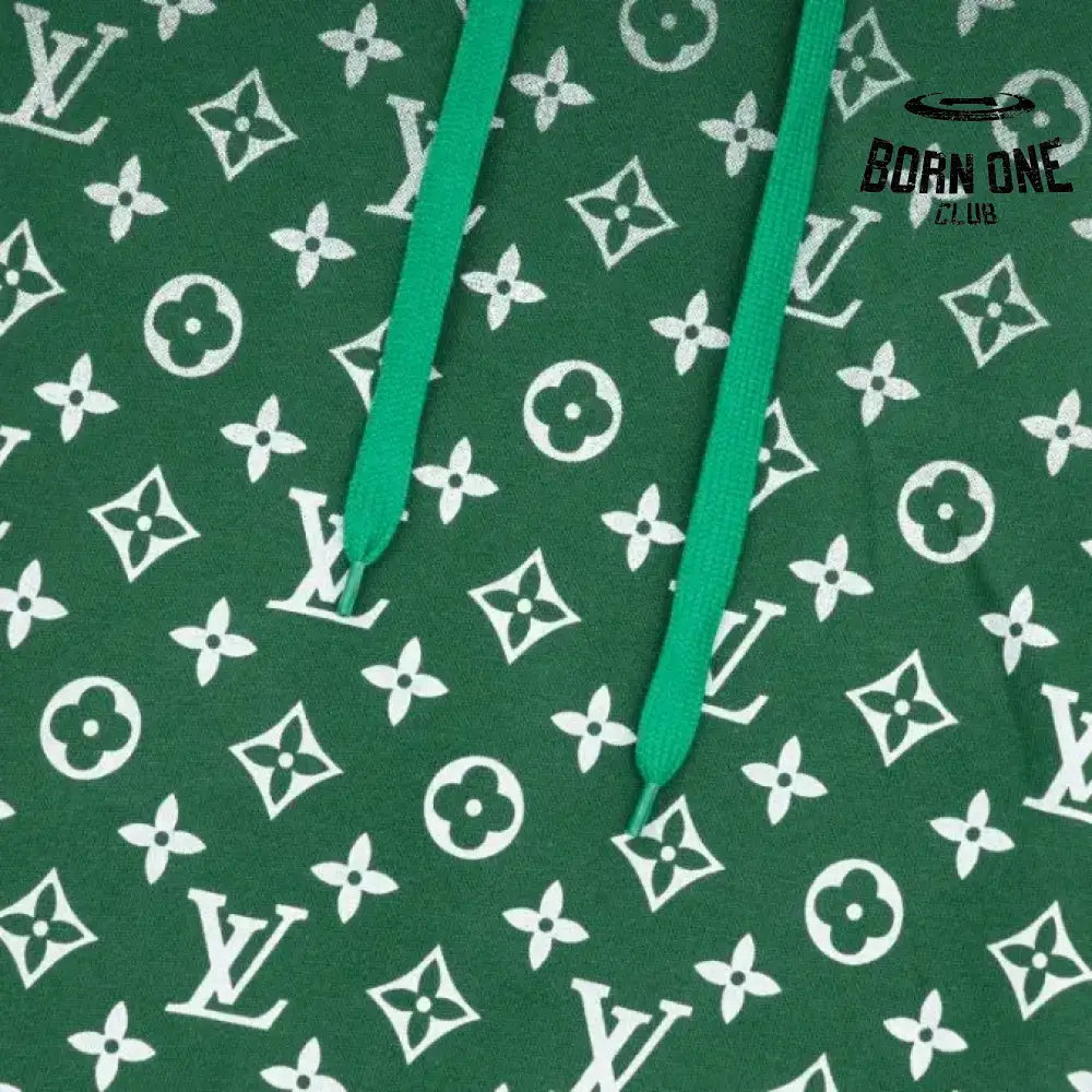 Moletom Louis Vuitton LV Green Monogram Gradient