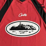 Camiseta Corteiz Alcatraz Football Vermelha