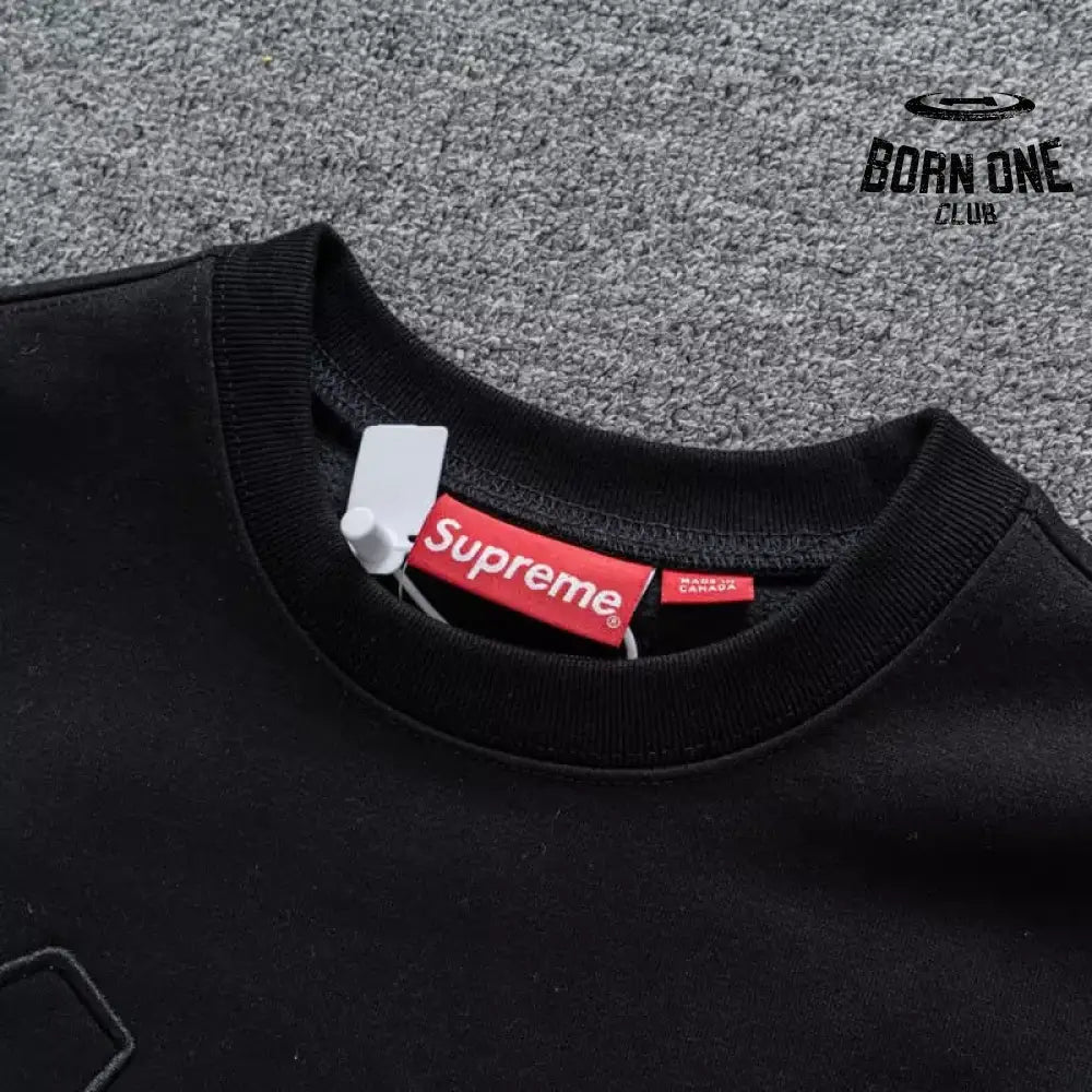 Moletom Supreme Kanji Logo Black