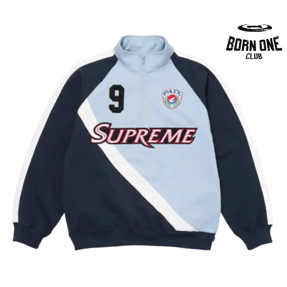Jaqueta Supreme Equipe Half Zip Azul