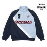 Jaqueta Supreme Equipe Half Zip Azul