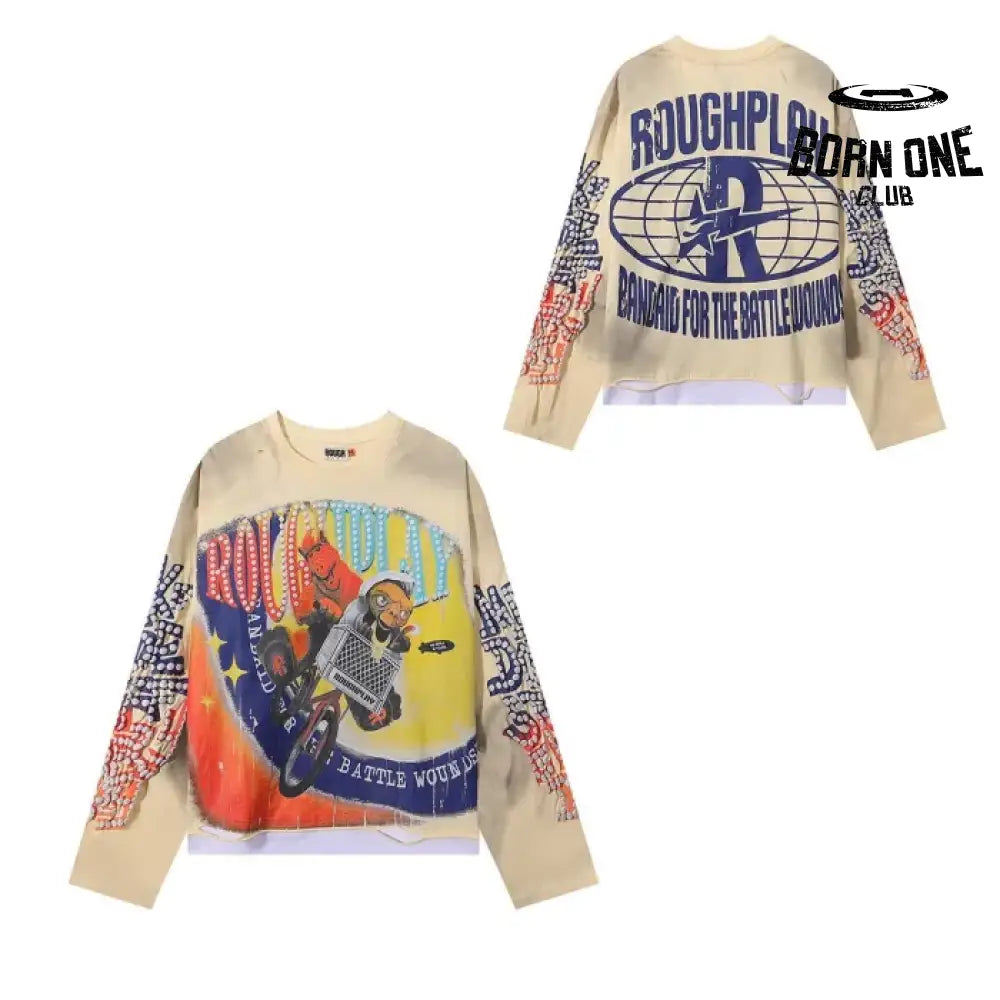 Rough Play Camiseta Manga Longa