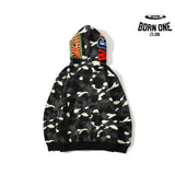 Bape Shark Moletom Zíper (Glow in the dark)