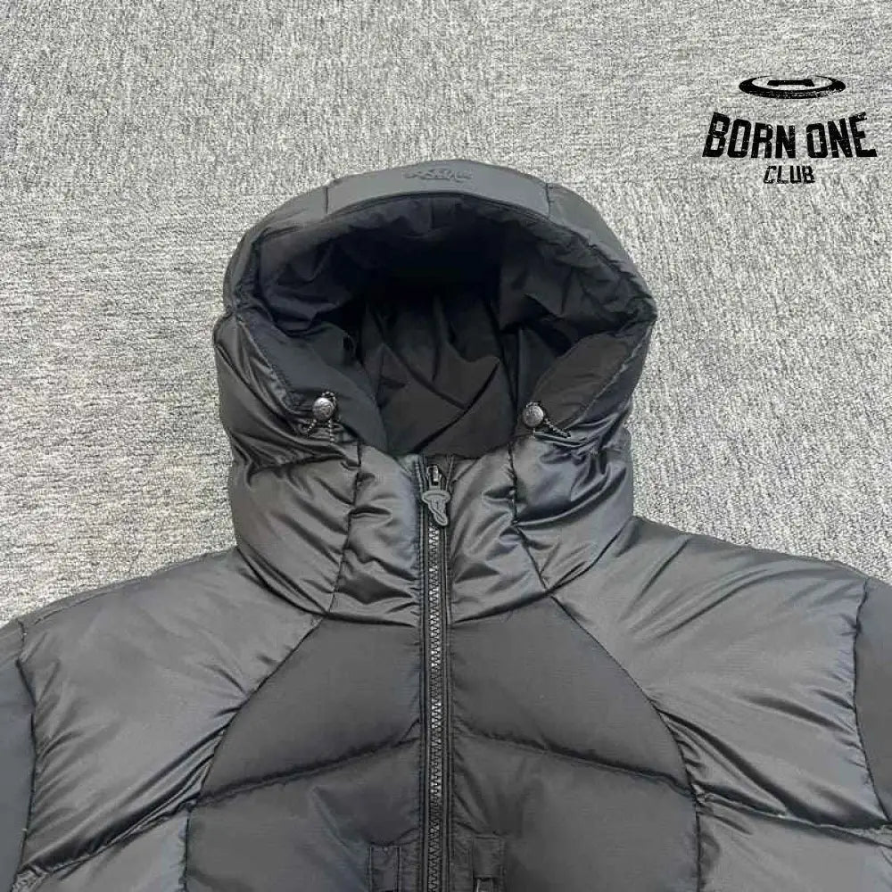 Jaqueta Puffer Synaworld Logo Wave Preta