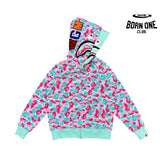 Bape shark Miami 4th Anniversary Moletom Zíper