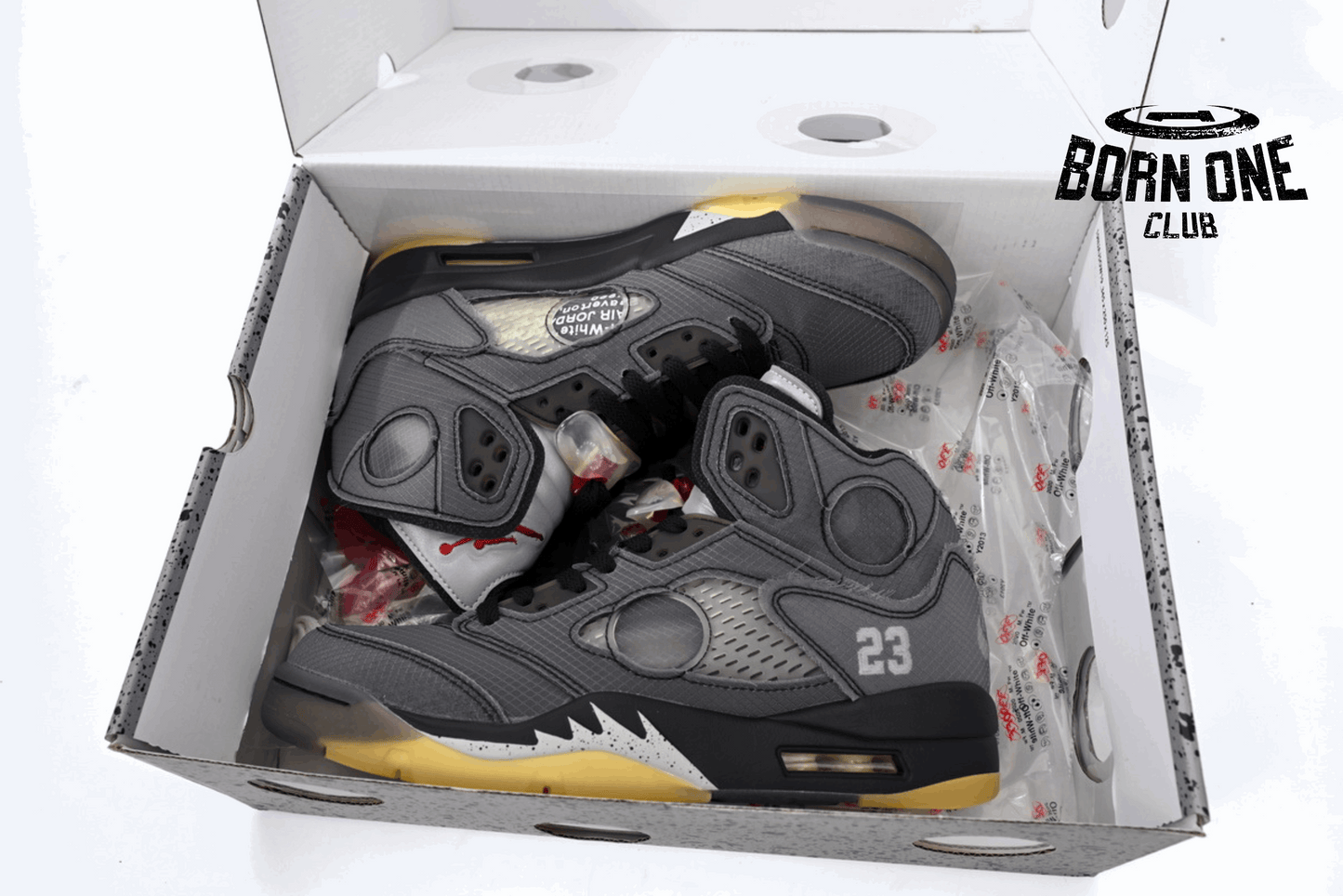 Air Jordan 5 Retro Off-White Black CT8480-001
