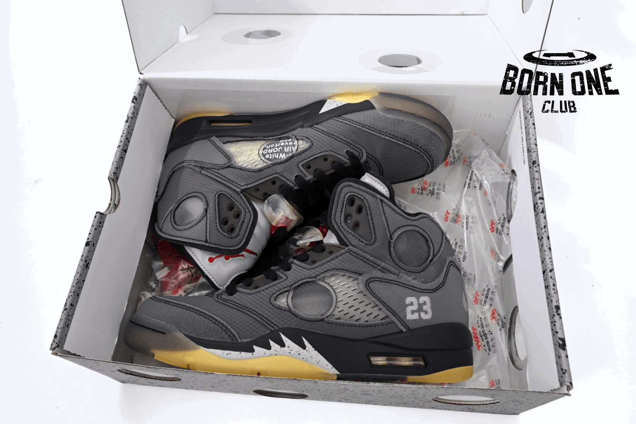 Air Jordan 5 Retro Off-White Black CT8480-001